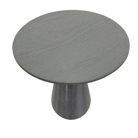 Tραπέζι Donda pakoworld mdf μαύρο Φ100x76εκ - Hippiehome.gr