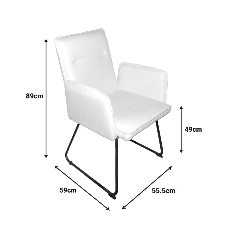 Πολυθρόνα Essential pakoworld ύφασμα χακί-πόδι μαύρο μεταλλικό 55.5x59x89εκ - Hippiehome.gr