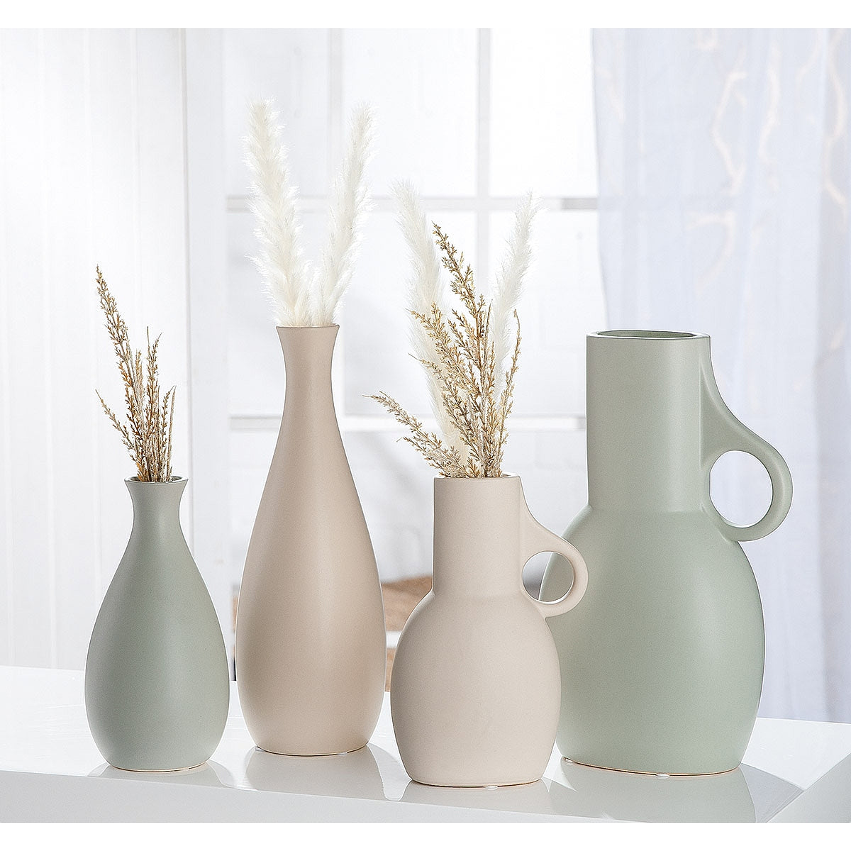 Βάζο ArteLibre Κεραμικό 20.5cm Σε 2 Χρώματα - Hippiehome.gr