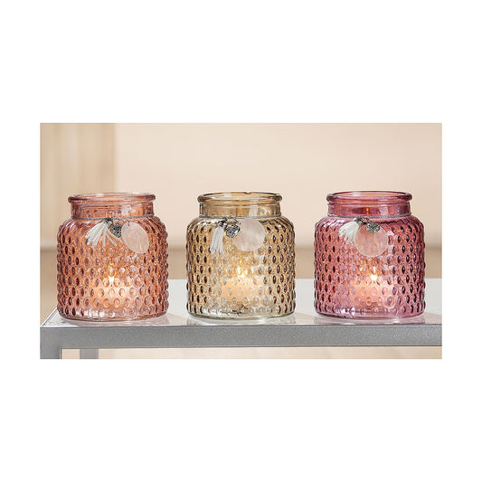 Βάζο-Φανάρι ArteLibre Γυαλί 11.5cm Σε 3 Χρώματα - Hippiehome.gr