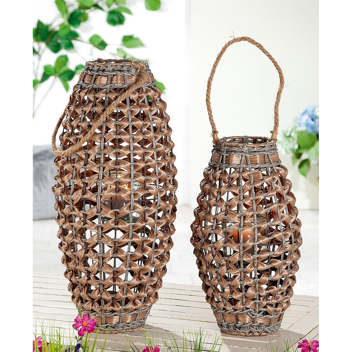 Φανάρι ArteLibre Καφέ PE 57cm - Hippiehome.gr