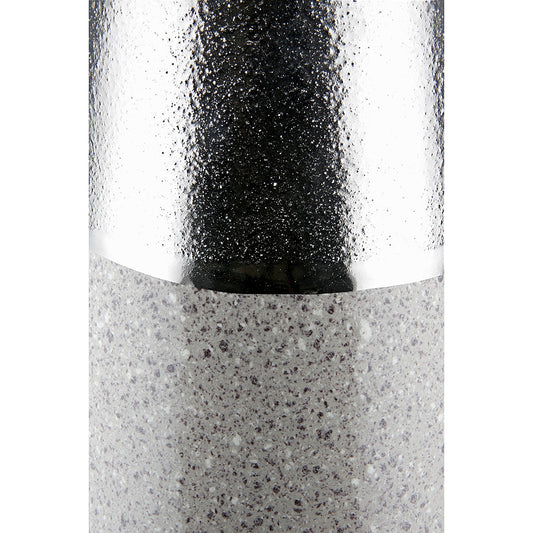 Θήκη Ρεσώ ArteLibre Ασημί/Γκρι Κεραμικό 8x8x9cm - Hippiehome.gr