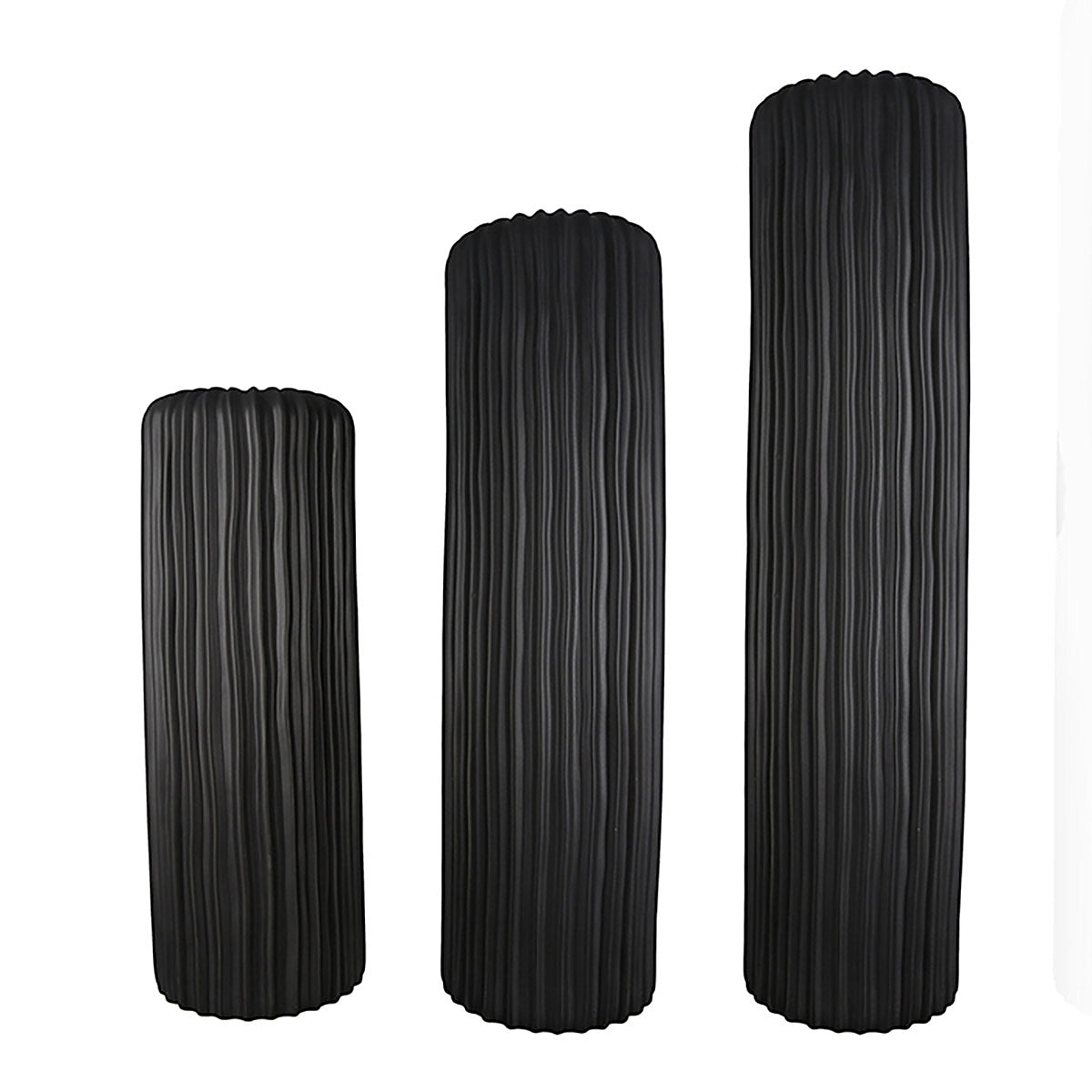 Βάζο ArteLibre Μαύρο Κεραμικό 16x58cm - Hippiehome.gr