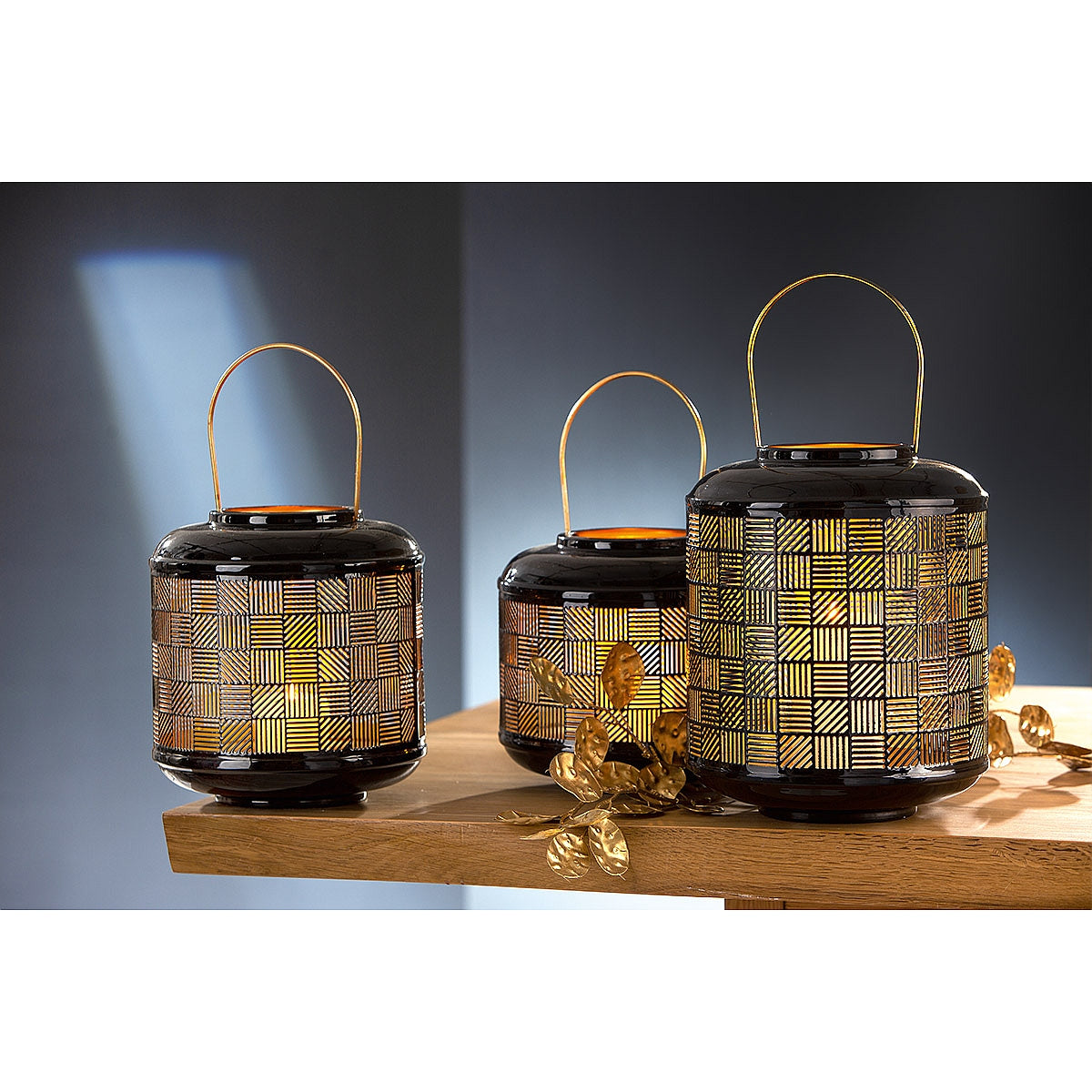 Φανάρι ArteLibre Μαύρο Μέταλλο 20cm - Hippiehome.gr