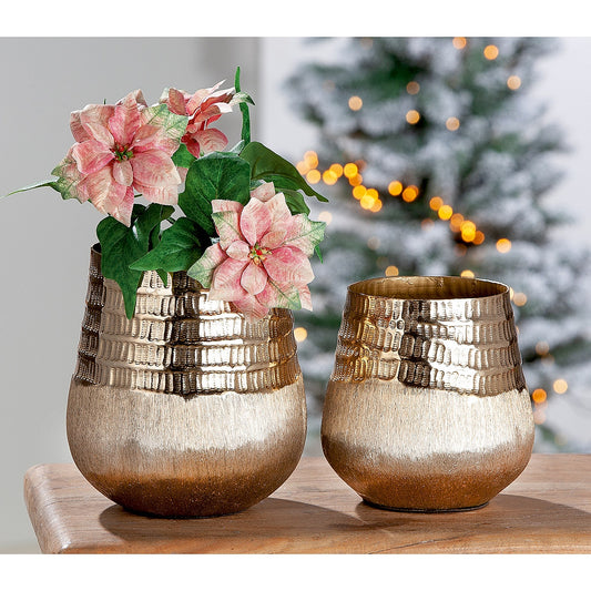 Κασπώ ArteLibre Αντικέ Χρυσό Αλουμίνιο 16.5cm - Hippiehome.gr