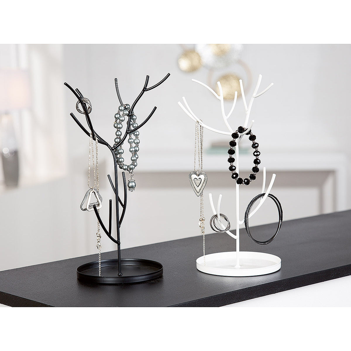 Μπιζουτιέρα Δέντρο ArteLibre Λευκό Μέταλλο 17x14x27cm - Hippiehome.gr