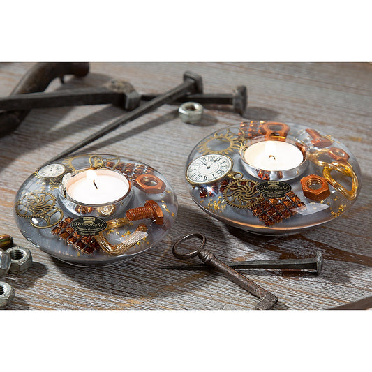 Θήκη Ρεσώ ArteLibre Steampunk Πολύχρωμο Γυαλί 5cm - Hippiehome.gr