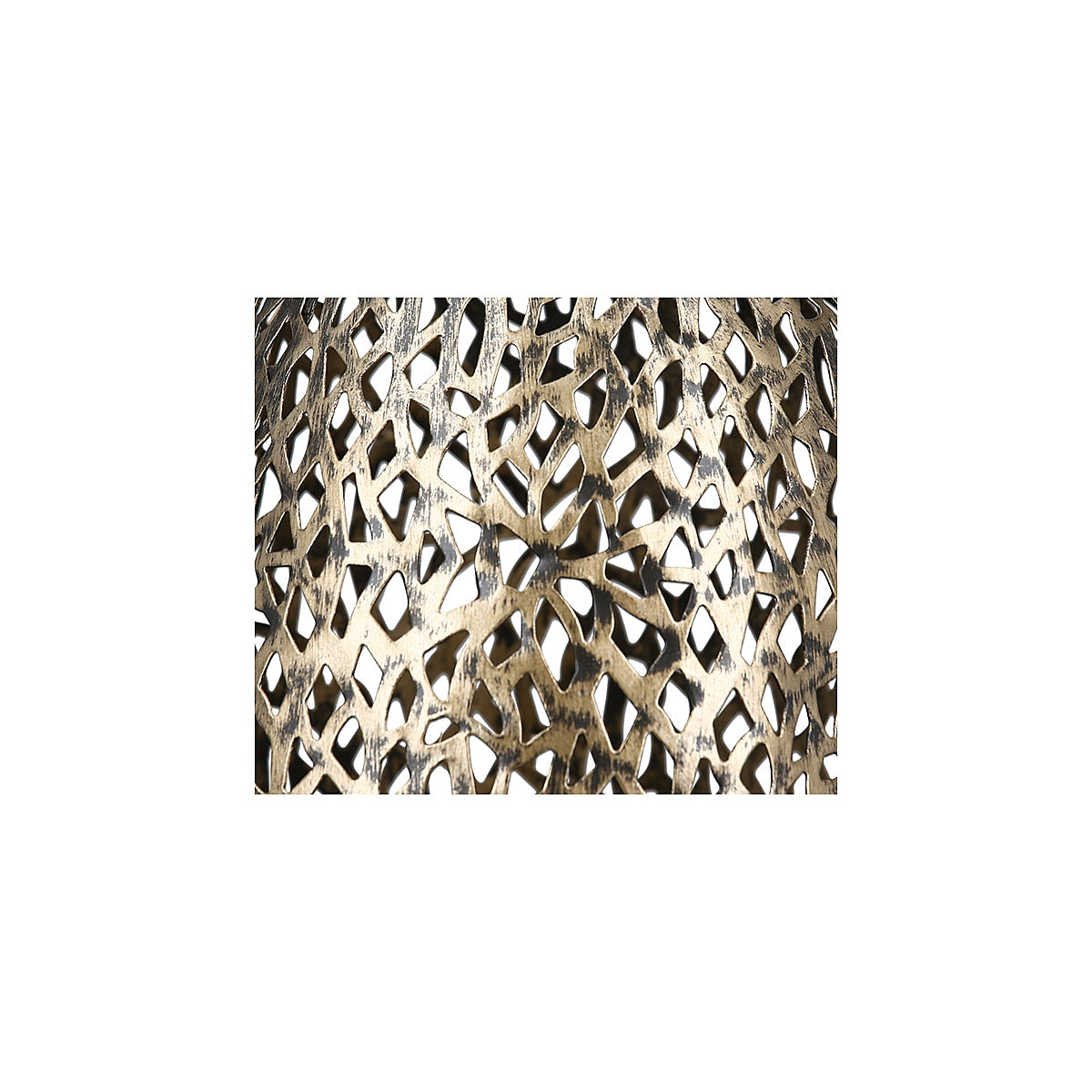 Βάζο ArteLibre Αντικέ Χρυσό Μέταλλο 21x80x10cm - Hippiehome.gr