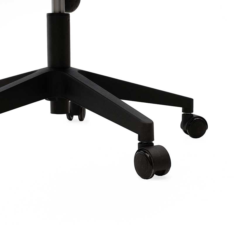 Καρέκλα γραφείου εργασίας Ghost pakoworld με ύφασμα mesh χρώμα μαύρο - Hippiehome.gr