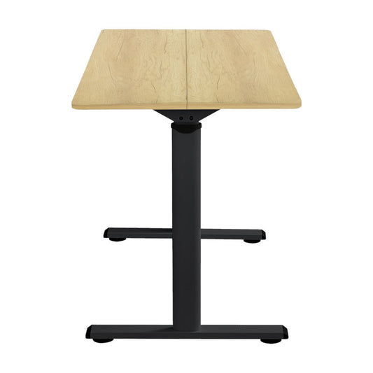 Γραφείο εργασίας με ρυθμιζόμενο ύψος Karla pakoworld sonoma-μαύρο 120x60x72/115εκ - Hippiehome.gr