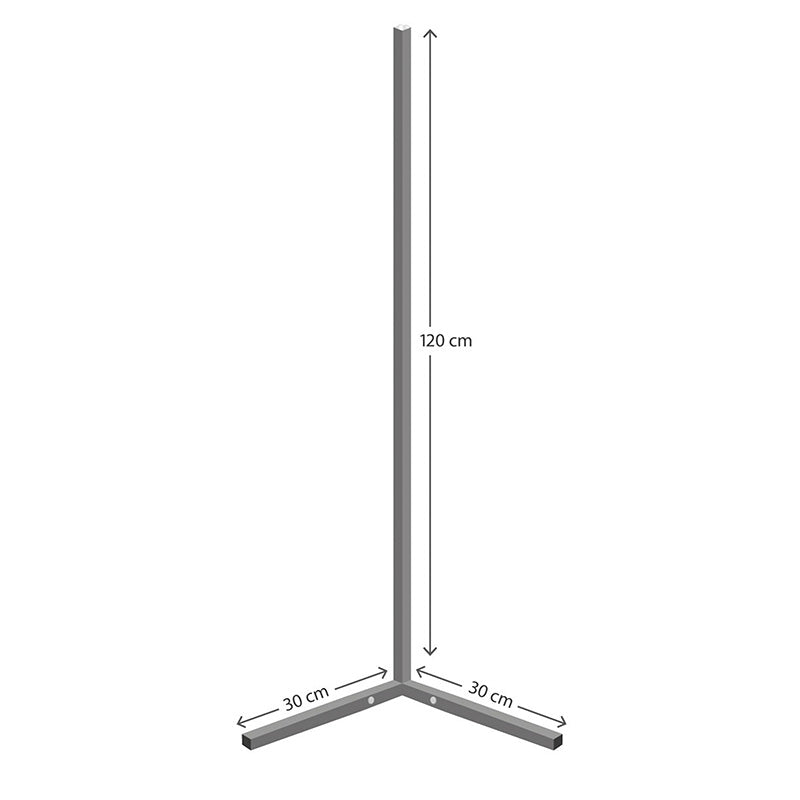 Φωτιστικό δαπέδου Esthetic pakoworld LED μαύρο 30x2x120εκ - Hippiehome.gr