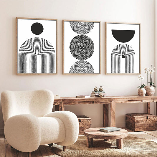 Πίνακας σε καμβά Serchie pakoworld τρίπτυχος με ψηφιακή εκτύπωση 30x3x40εκ - Hippiehome.gr