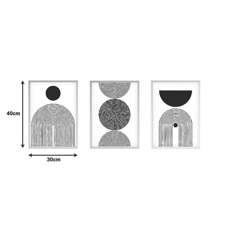 Πίνακας σε καμβά Serchie pakoworld τρίπτυχος με ψηφιακή εκτύπωση 30x3x40εκ - Hippiehome.gr