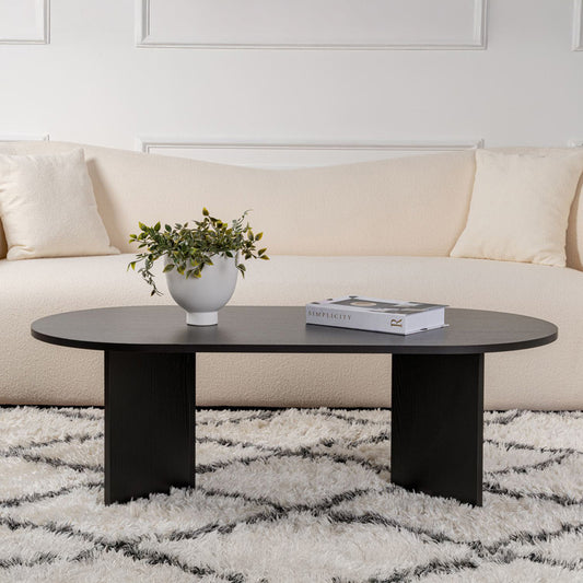 Τραπέζι σαλονιού Tabletod pakoworld σε μαύρη απόχρωση 119x60x40εκ - Hippiehome.gr