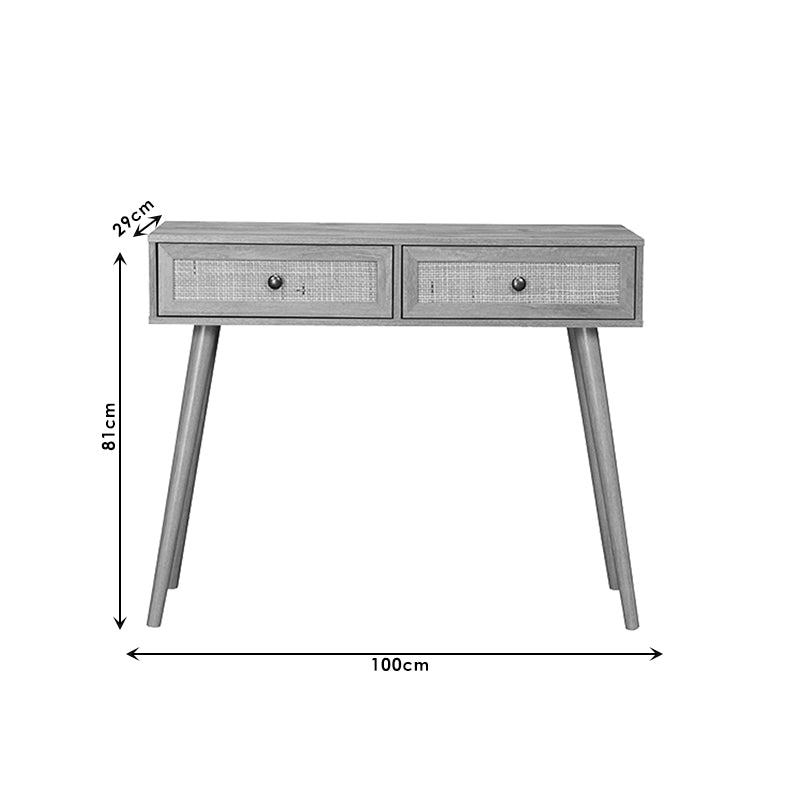 Κονσόλα Oslo pakoworld sonoma 100x29x81εκ - Hippiehome.gr