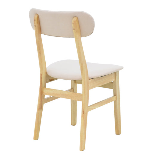 Καρέκλα Gaborn pakoworld σε φυσικό-μπεζ απόχρωση 47x47x81,5εκ - Hippiehome.gr