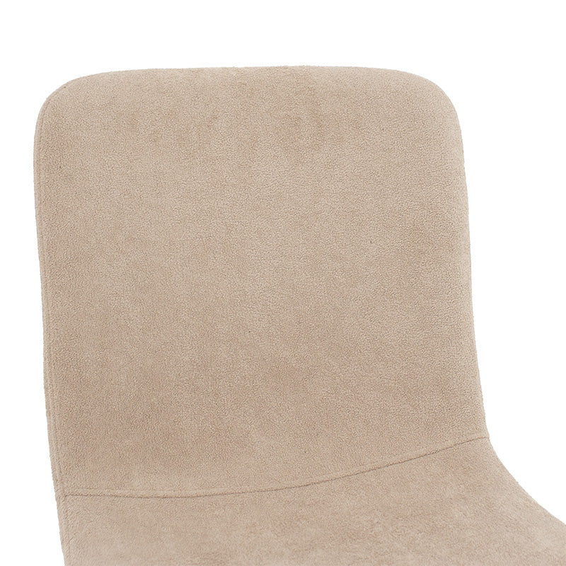 Καρέκλα Gratify pakoworld ύφασμα εκρού-πόδι μαύρο - Hippiehome.gr