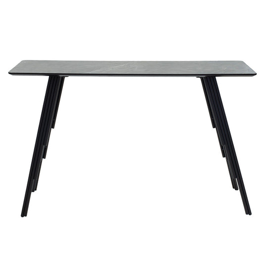 Κονσόλα Lifo pakoworld MDF ανθρακί cement-μαύρο 120x40x75εκ - Hippiehome.gr