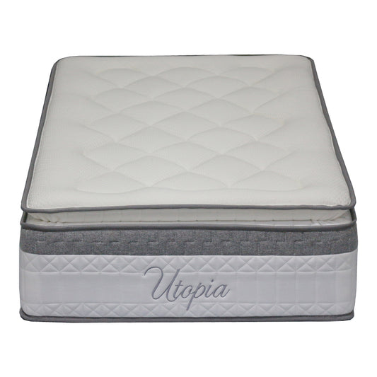 Στρώμα Utopia pakoworld pocket spring με ανώστρωμα 30-32cm 90x190εκ - Hippiehome.gr