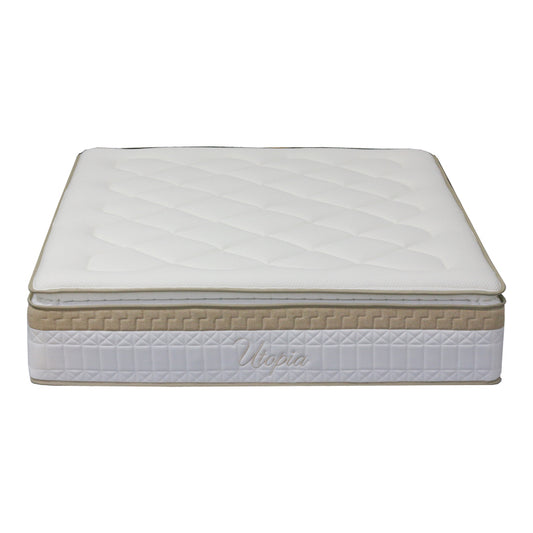 Στρώμα Utopia pakoworld pocket spring με aloe vera και ανώστρωμα 30-32cm 150x200εκ - Hippiehome.gr