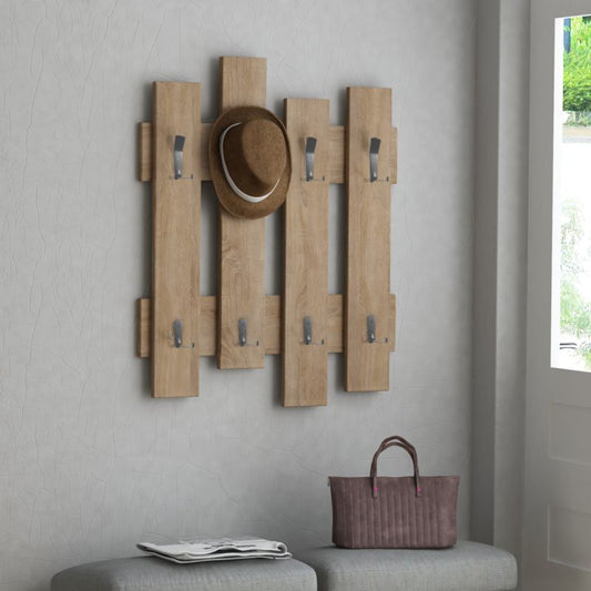 Κρεμάστρα Wave pakoworld χρώμα φυσικό 64x4x79εκ - Hippiehome.gr