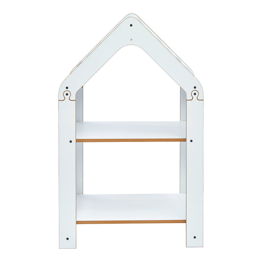 Ραφιέρα τ. Montessori Zoilen pakoworld λευκό-μπλε mdf 50x30x80εκ - Hippiehome.gr