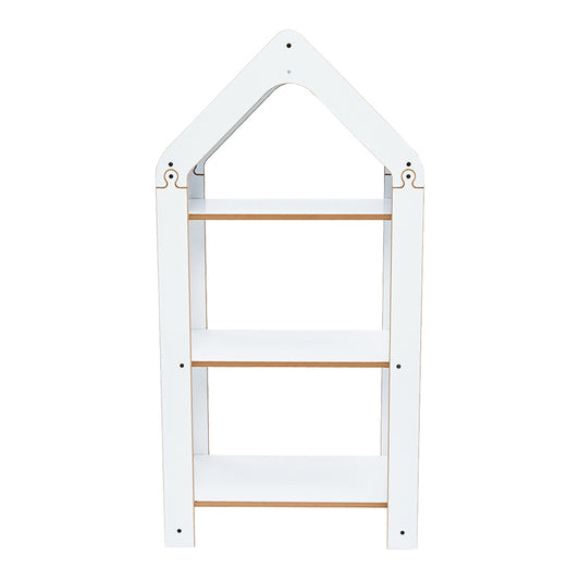 Ραφιέρα τ. Montessori Zoilen I pakoworld λευκό-μπλε mdf 50x30x100εκ - Hippiehome.gr