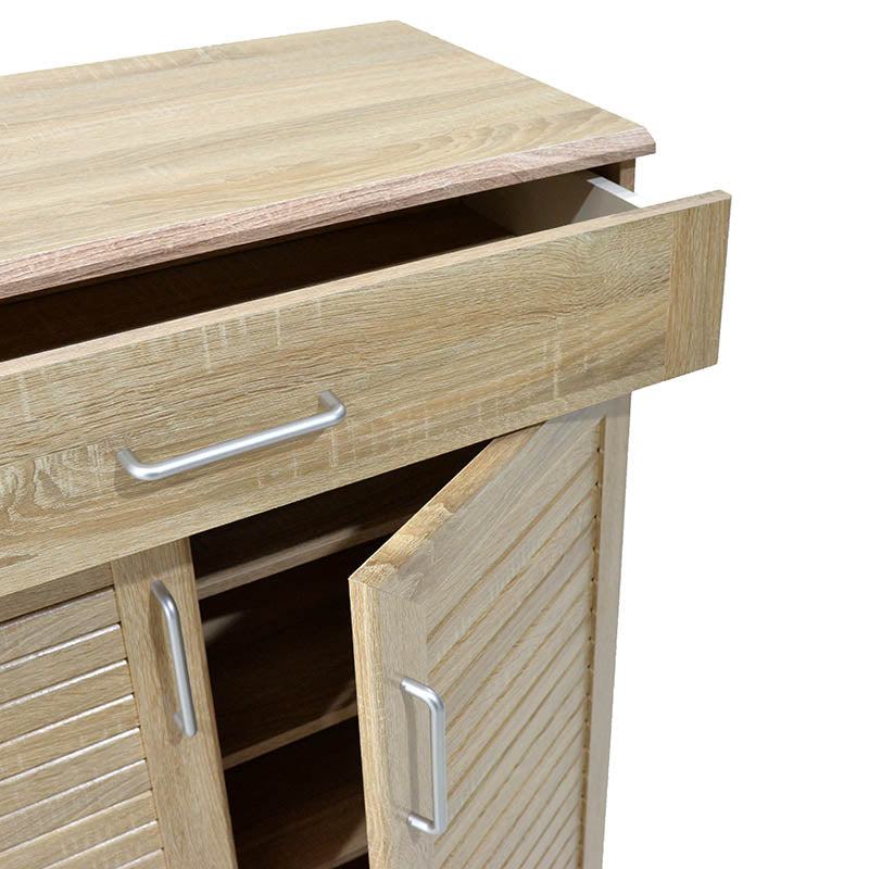 Παπουτσοθήκη-ντουλάπι SANTE pakoworld 20 ζεύγων χρώμα sonoma 80x37x123εκ - Hippiehome.gr