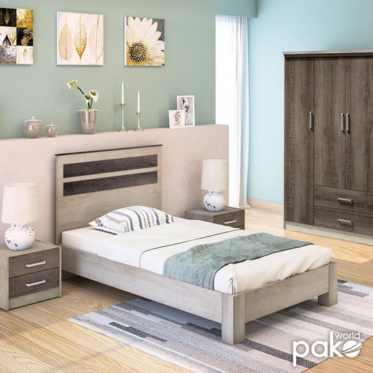 Κρεβάτι OLYMPUS pakoworld σε χρώμα castillo-toro 100x200εκ - Hippiehome.gr