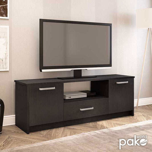 Έπιπλο τηλεόρασης OLYMPUS pakoworld χρώμα wenge 144x39x50,5εκ - Hippiehome.gr