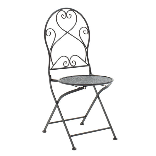 Τραπεζαρία Walen pakoworld σετ 3τεμ μέταλλο μαύρο - Hippiehome.gr