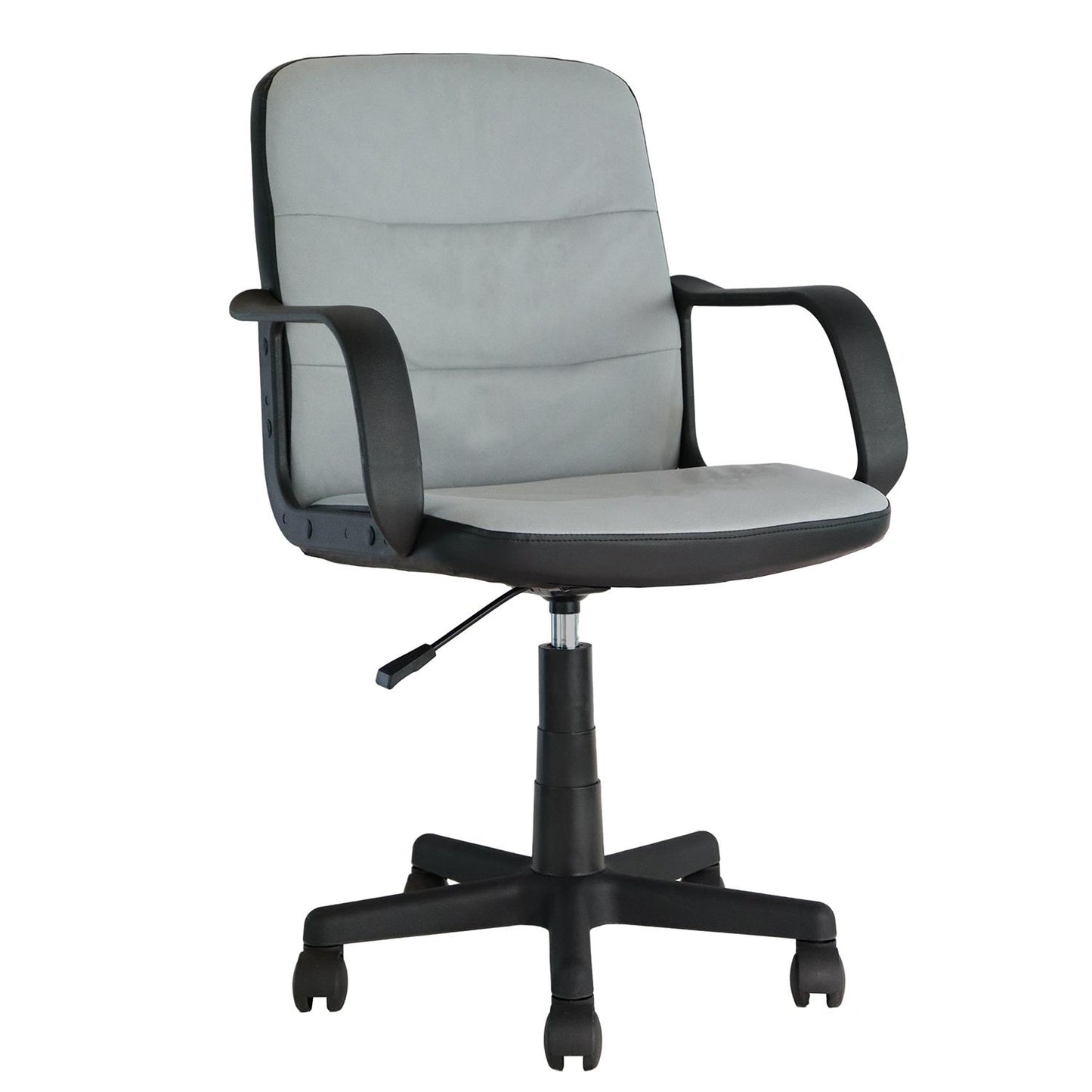 Καρέκλα Γραφείου ArteLibre ISTROS Γκρι Ύφασμα/PVC 56x57x85-97cm - Hippiehome.gr