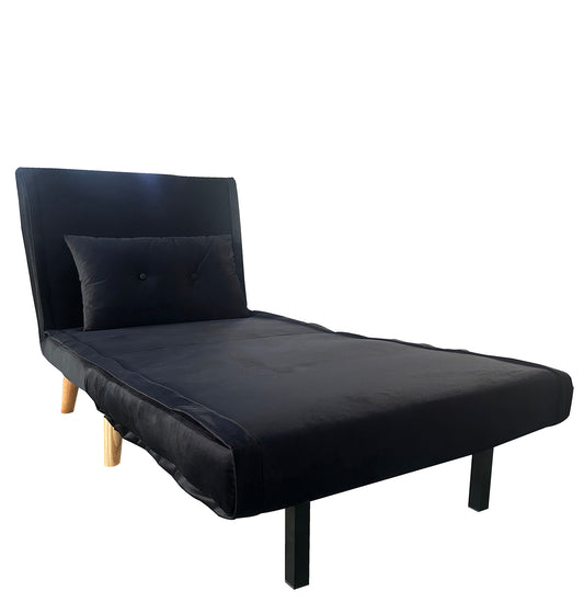 Πολυθρόνα ArteLibre ALFHARD Μαύρο Ύφασμα 77x80x79cm - Hippiehome.gr