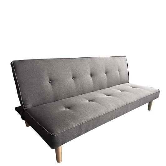 Καναπές Κρεβάτι Τριθέσιος ArteLibre MARILINA Γκρι Ύφασμα 181x86x75cm - Hippiehome.gr