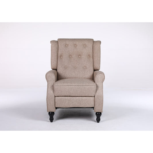 Πολυθρόνα Ανακλινόμενη ArteLibre ALNAIR Καφέ Ύφασμα 78x85x104cm - Hippiehome.gr