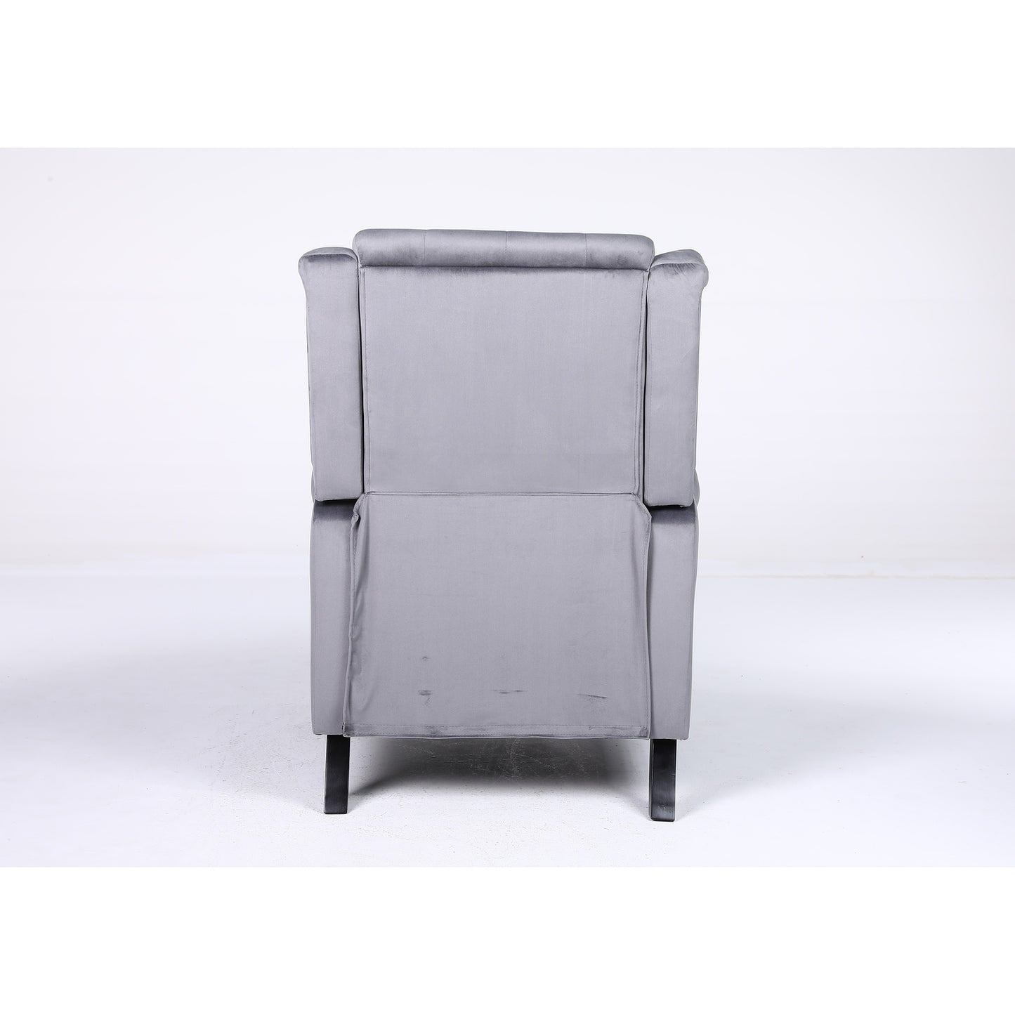 Πολυθρόνα Ανακλινόμενη ArteLibre ALNAIR Γκρι Βελούδο 78x85x104cm - Hippiehome.gr