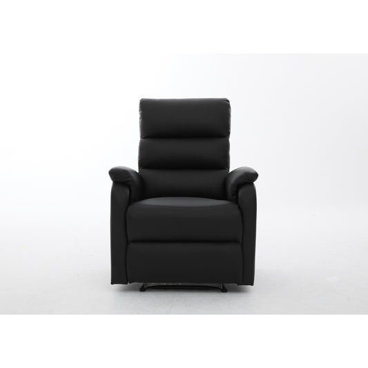 Πολυθρόνα Ανακλινόμενη ArteLibre TALITHA Μαύρο PU 79x97x101cm - Hippiehome.gr