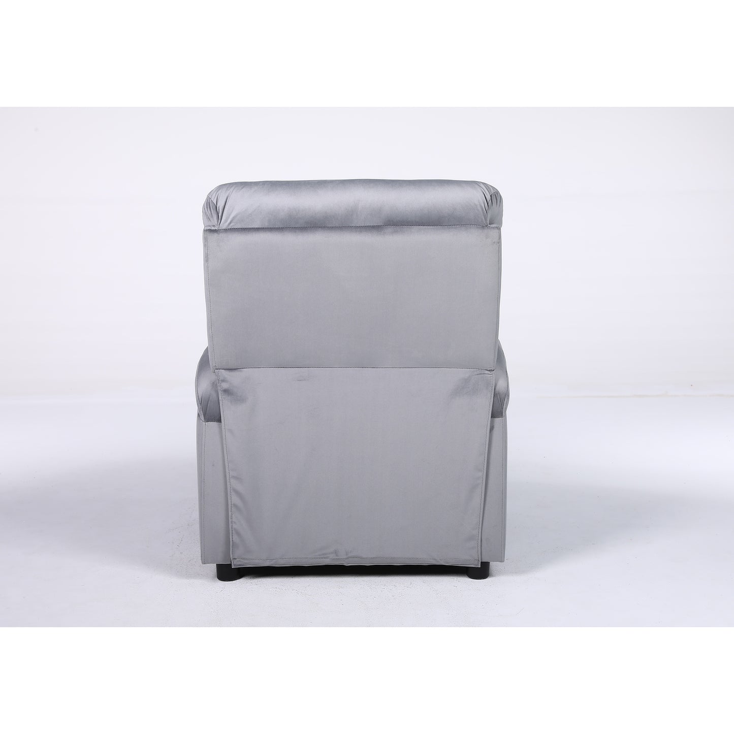 Πολυθρόνα Ανακλινόμενη ArteLibre RANA Γκρι Βελούδο 80x95x103cm - Hippiehome.gr