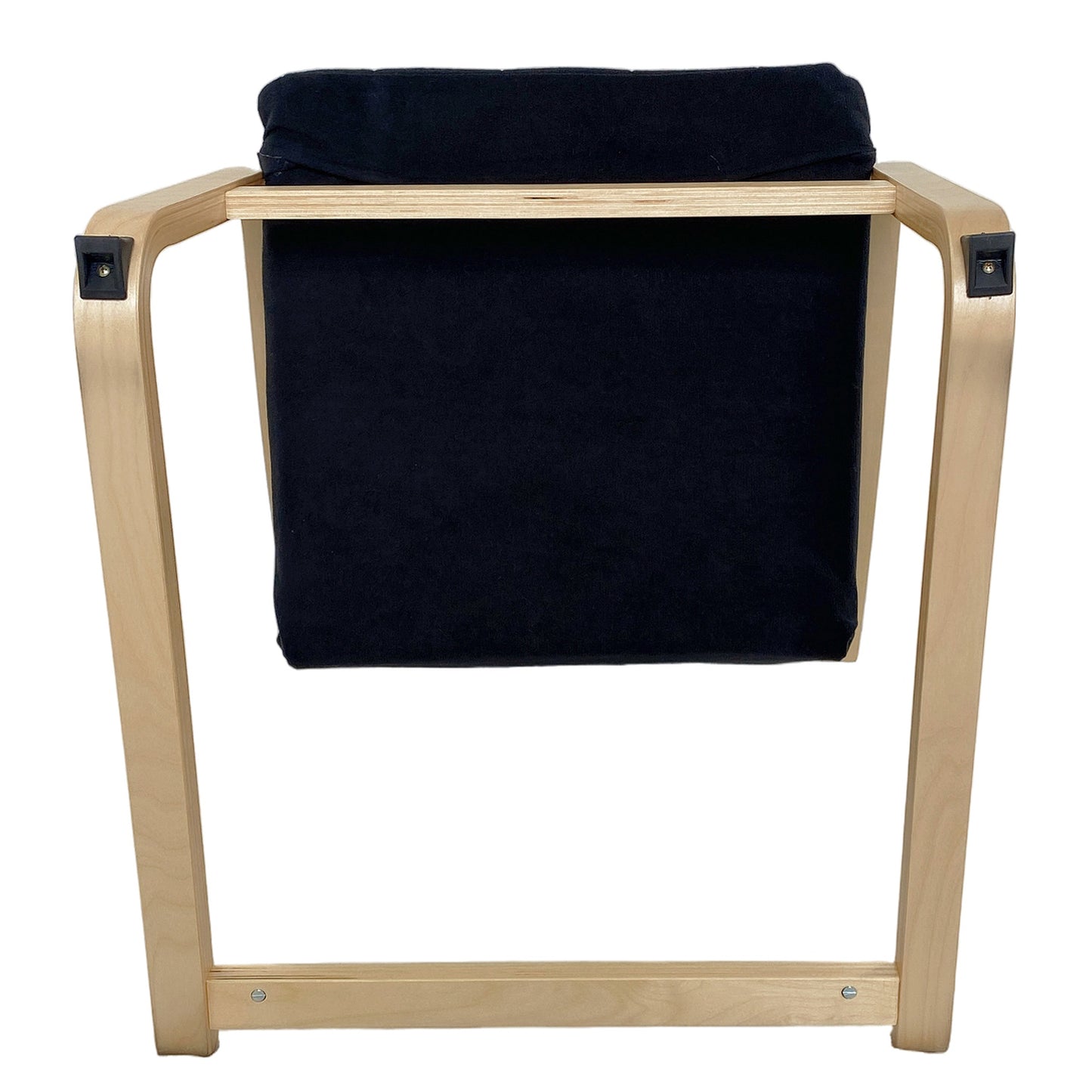 Πολυθρόνα ArteLibre NORDVIK Μαύρο/Φυσικό Ύφασμα/Ξύλο 60x71x105cm - Hippiehome.gr