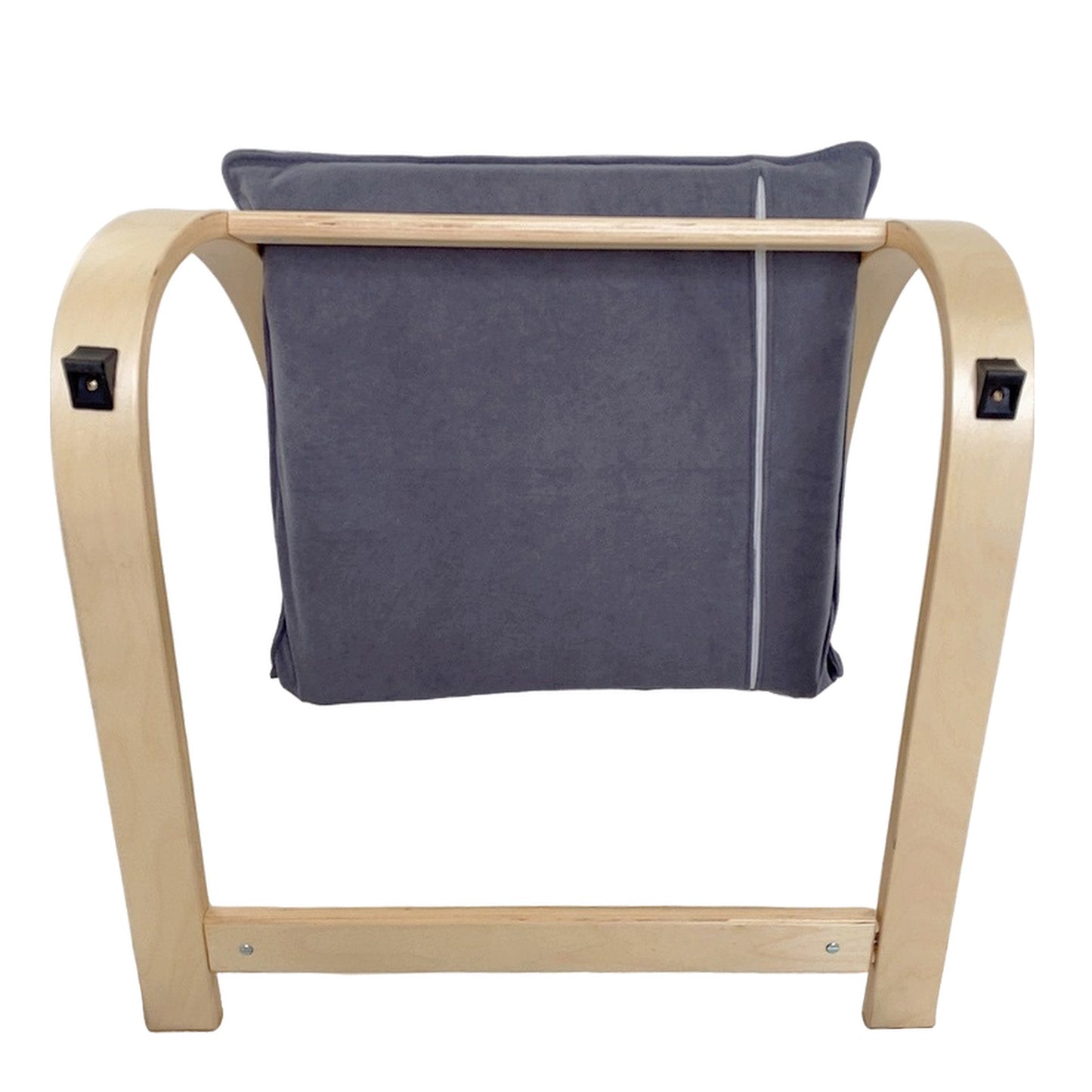 Πολυθρόνα ArteLibre VESNA Γκρι/Φυσικό Ύφασμα/Ξύλο 67x78x92cm - Hippiehome.gr