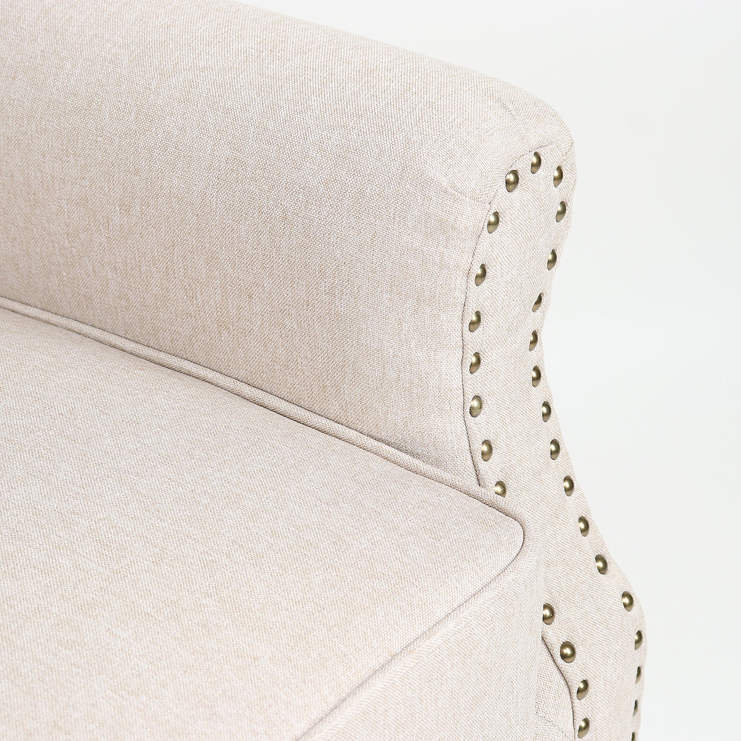 Πολυθρόνα ArteLibre OTTAVIA Μπεζ Ύφασμα 77x80x106cm - Hippiehome.gr