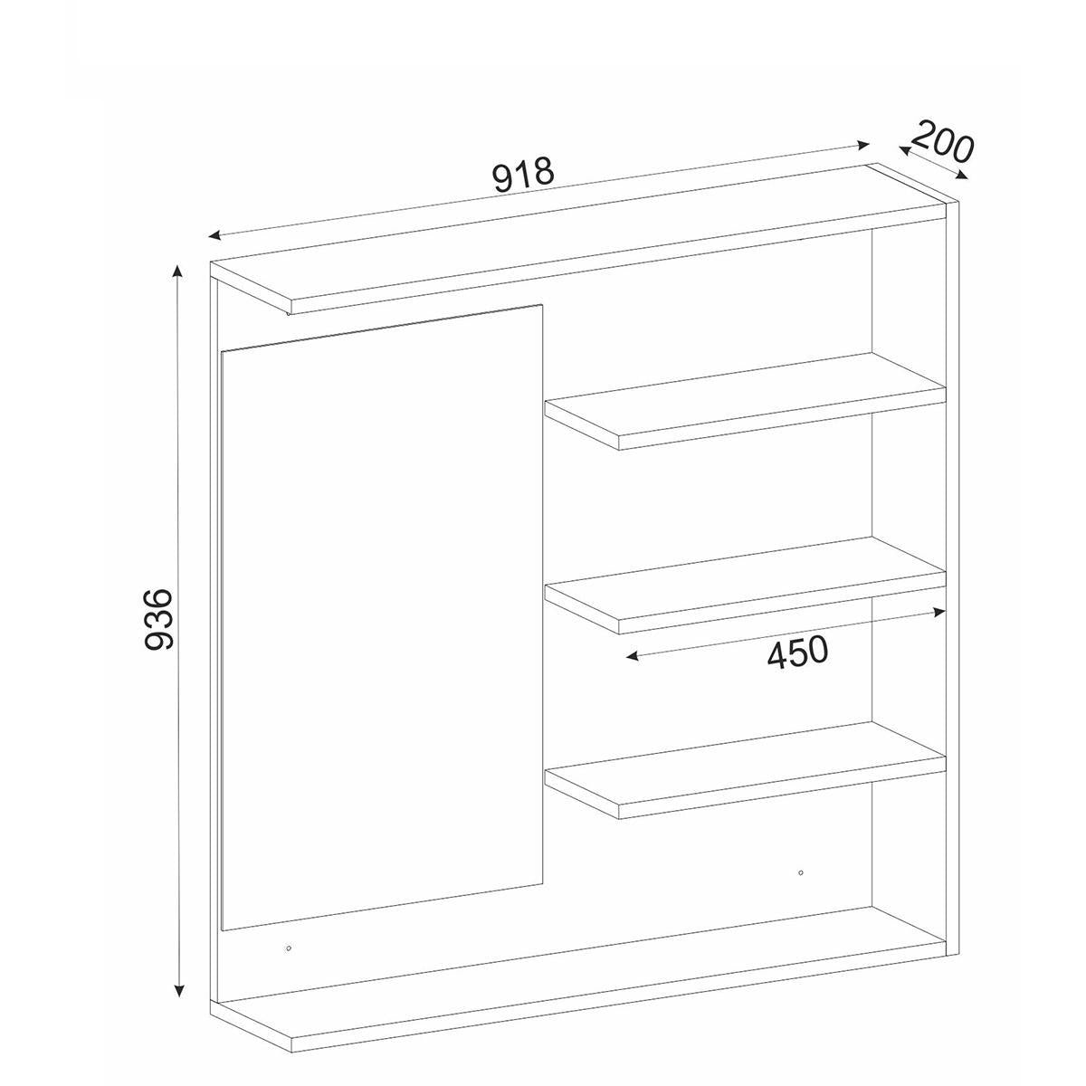 Έπιπλο Μπάνιου ArteLibre ARKO Λευκό Μοριοσανίδα/Μελαμίνη 92x20x94cm - Hippiehome.gr