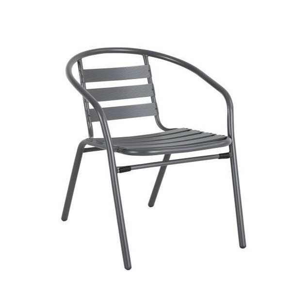 Πολυθρόνα Μεταλλική ArteLibre Uranus Γκρι 54x62x74cm - Hippiehome.gr