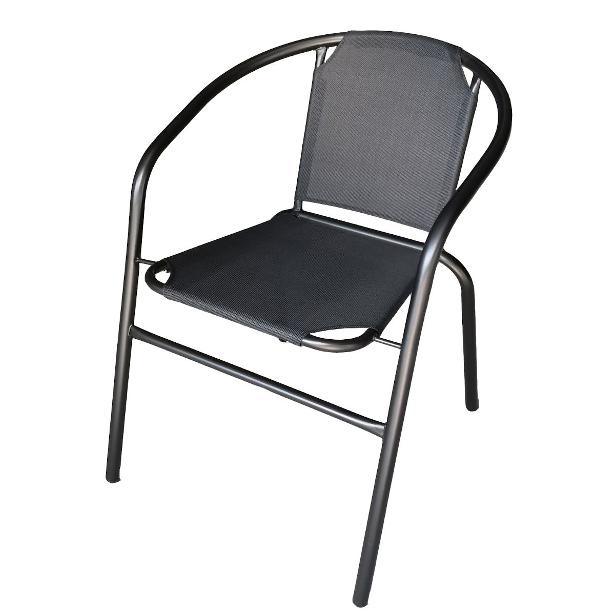 Πολυθρόνα Μεταλλική ArteLibre Moon Γκρι/Μαύρο 53x58x74cm - Hippiehome.gr