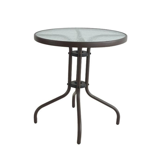 Τραπέζι Μεταλλικό ArteLibre EARTH Γκρι Φ70x70cm - Hippiehome.gr