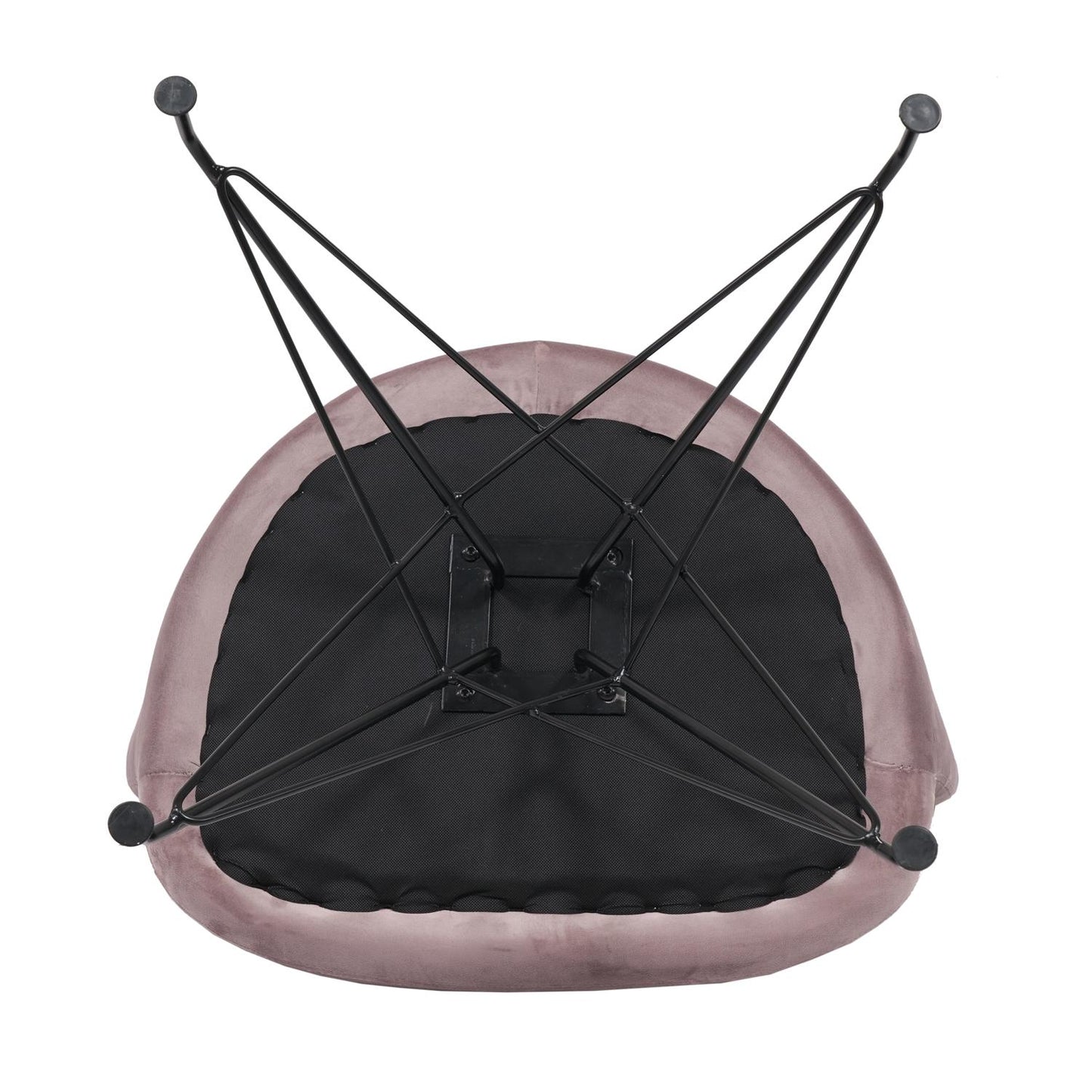 Πολυθρόνα ArteLibre JOHAN Σάπιο Μήλο Βελούδο/Μέταλλο 63x51x78cm - Hippiehome.gr