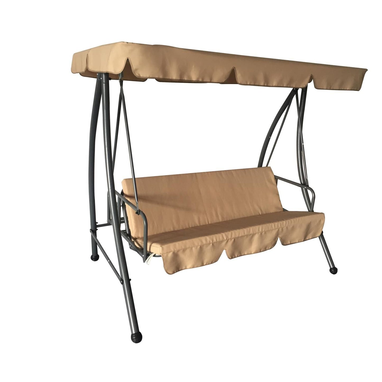 Κούνια ArteLibre Hagia 3Θέσια Μπεζ 194x123x167cm - Hippiehome.gr