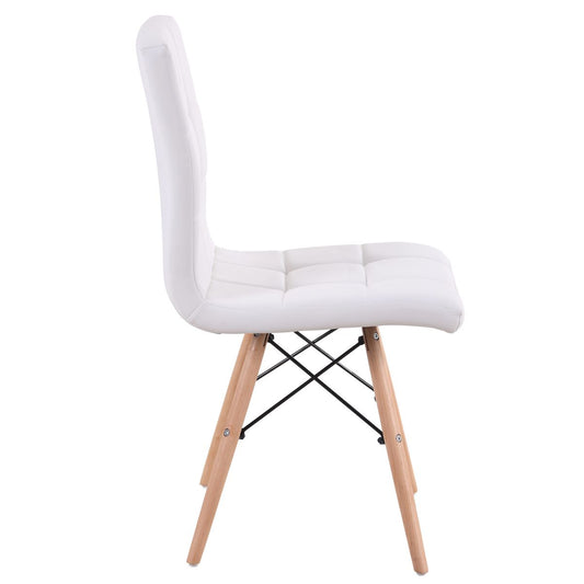 Καρέκλα ArteLibre CUPPLESSUS Λευκό PU 43x55x86cm - Hippiehome.gr