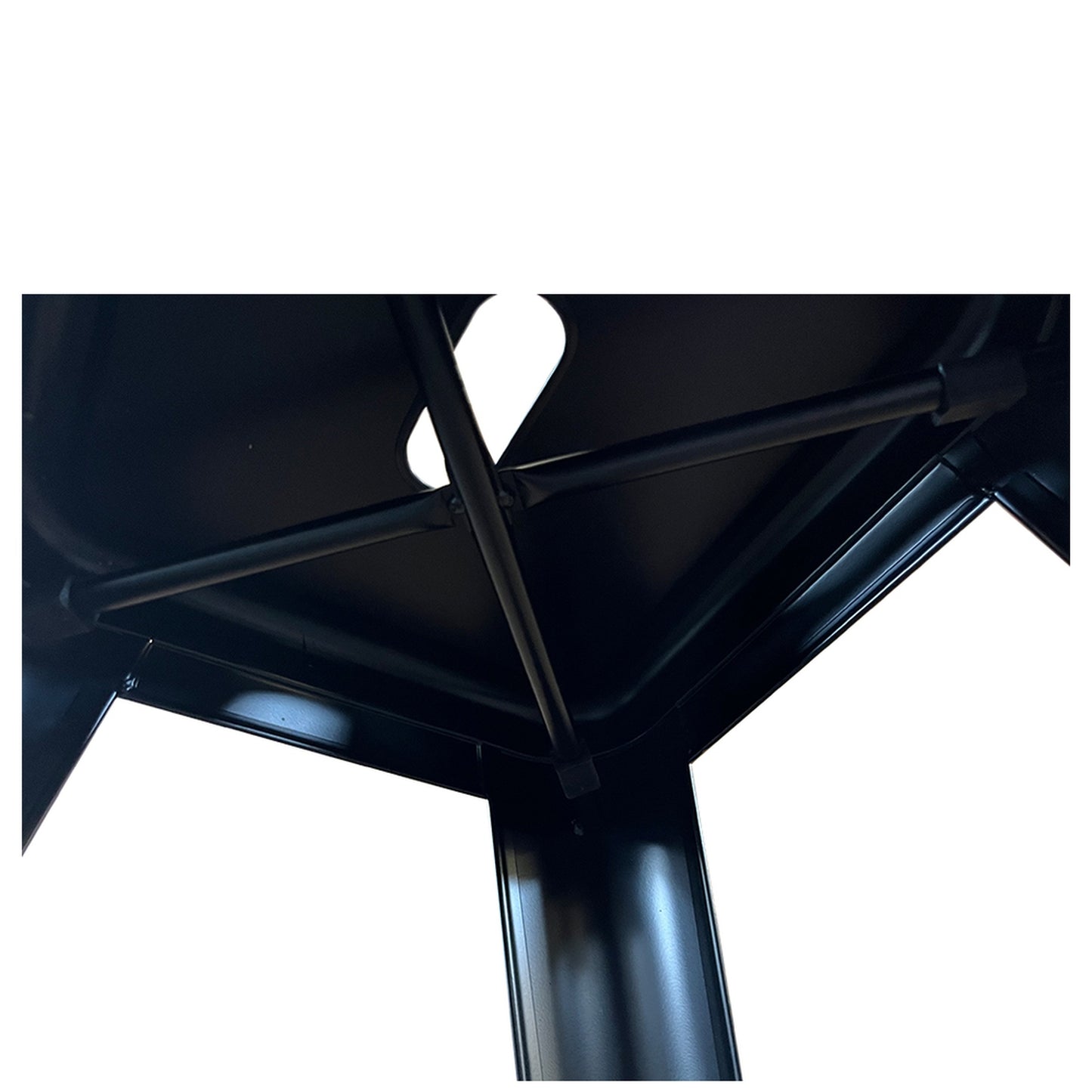 Σκαμπό Bar ArteLibre Βιομηχανικού Τύπου Vintage SILANO Μαύρο Αντικέ Μέταλλο 42x42x76cm - Hippiehome.gr