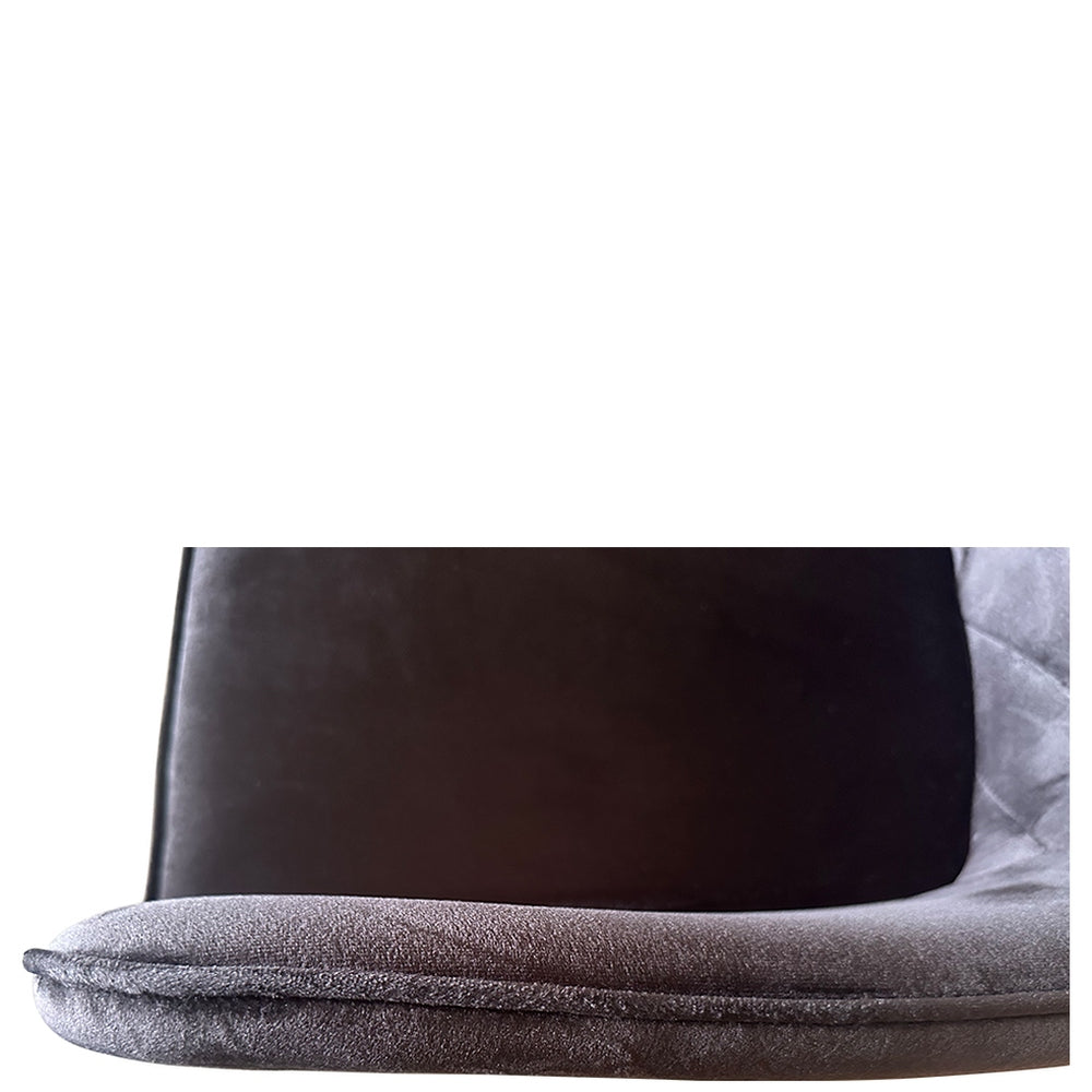 Καρέκλα Τραπεζαρίας ArteLibre FLORITA Μαύρο Βελούδο/Μέταλλο 55x57x84cm - Hippiehome.gr